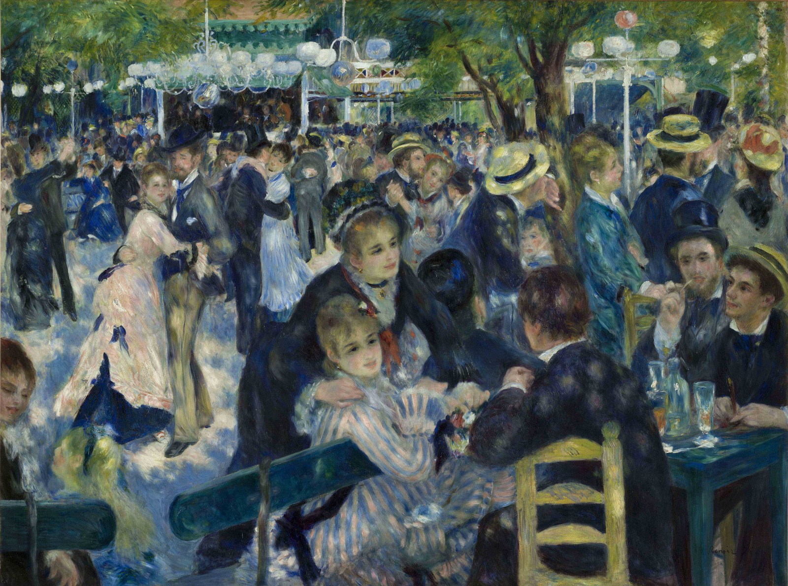 Bal du moulin de la Galette - Pierre-Auguste Renoir