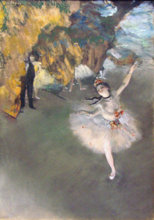 Ballet Dancer on Stage - Edgar Degas