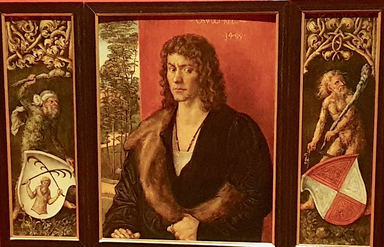 Self-Portrait at Twenty-Eight - Albrecht Dürer