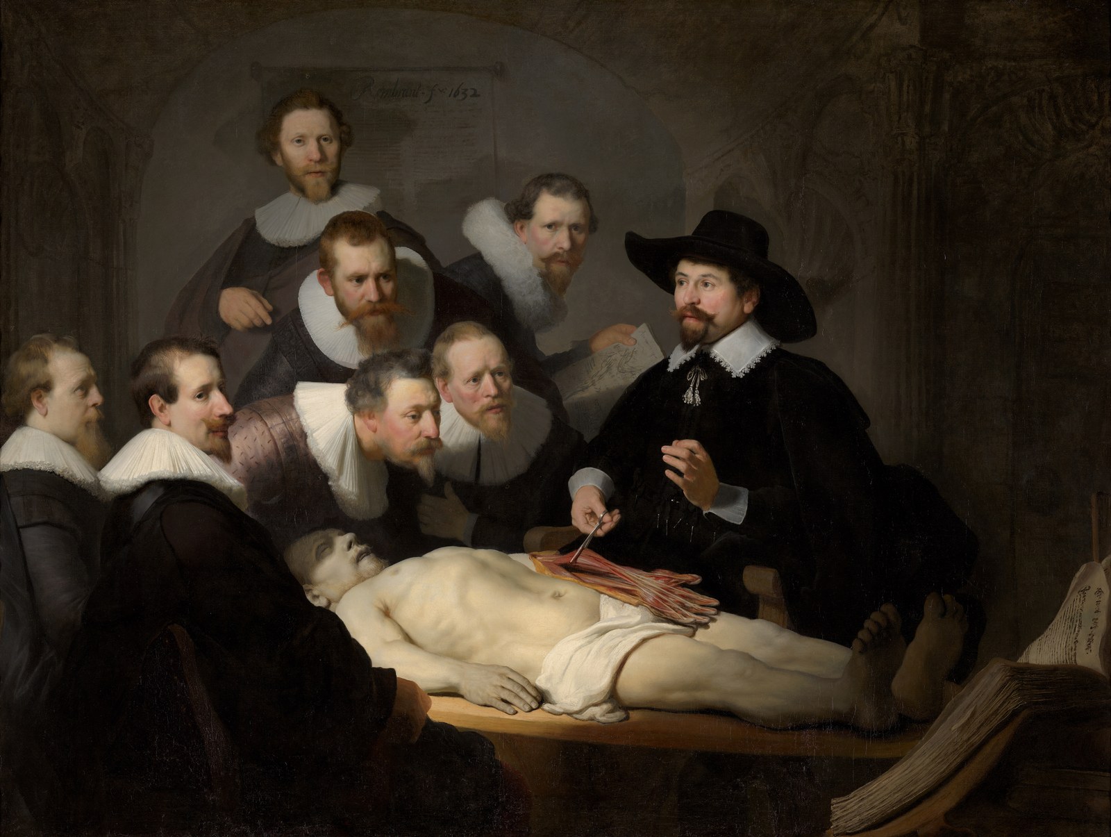 The Anatomy Lesson of Dr. Nicolaes Tulp - Rembrandt van Rijn