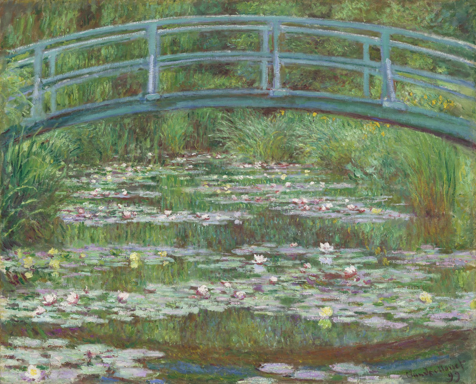 The Japanese Bridge - Claude Monet