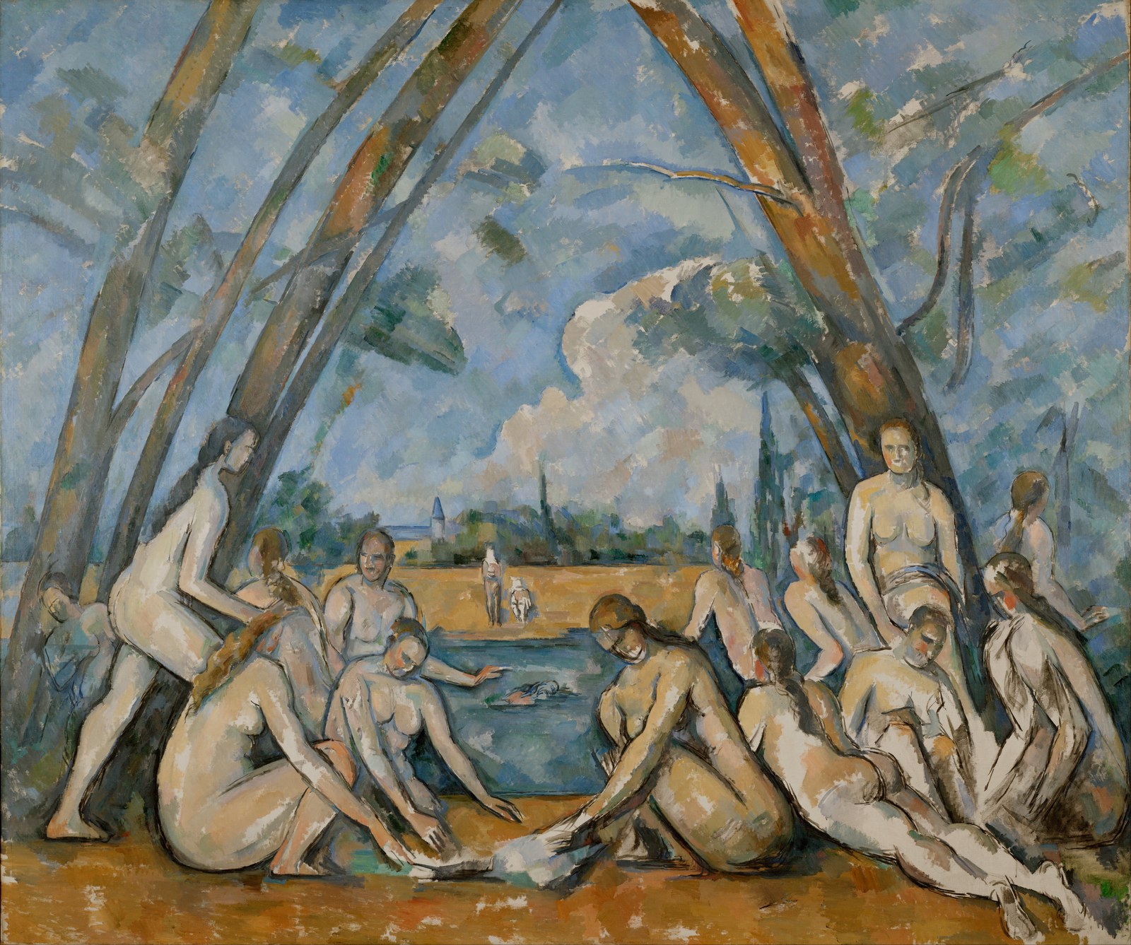 The Large Bathers - Paul Cézanne